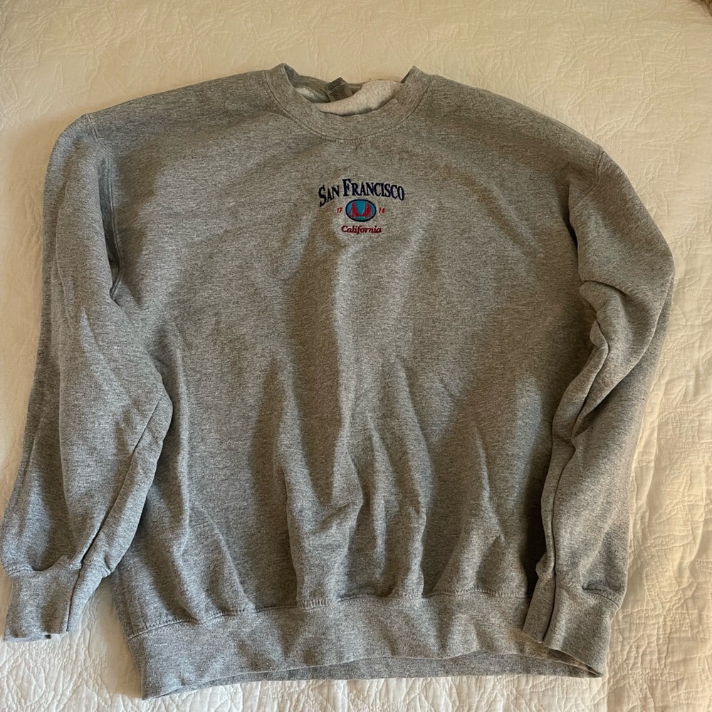 Sand Francisco Grey Crewneck